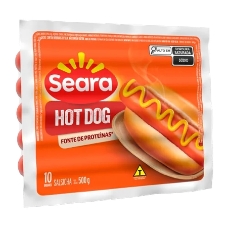 SALSICHA HOT DOG  SEARA 500G