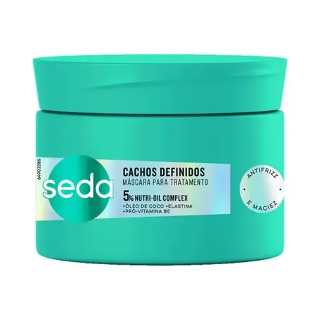 Mascara tratamento capilar seda cachos def.300g