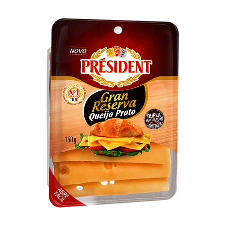 Queijo prato gran reserva président 150g