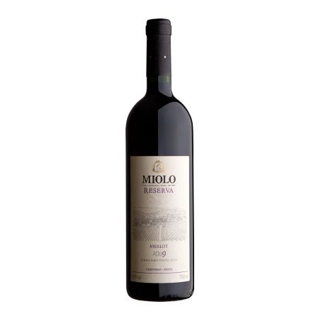 Vinho Brasileiro Tinto Miolo Reserva Merlot Campanha Garrafa 750ml