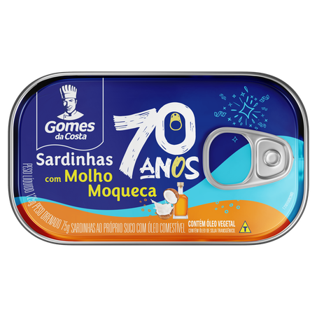 Sardinha com Molho Moqueca e Óleo Comestível Gomes