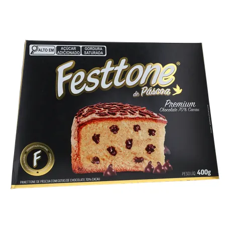 Panettone de Páscoa Festtone Chocolate 70 Cacau 400G 360-17