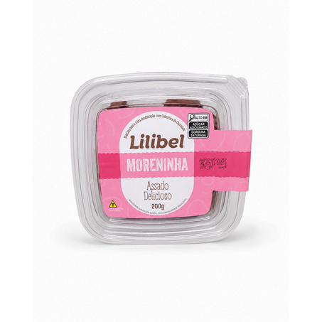 BISCOITO NO POTE MORENINHA 200G LILIBEL