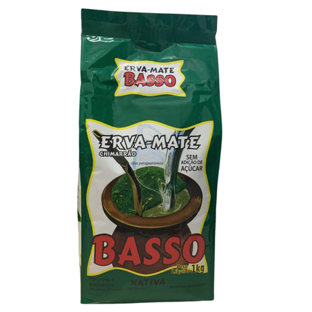 Erva mate basso 1kg nativa