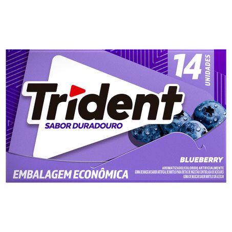 Chicle trident blueberry 14s 25,2gr
