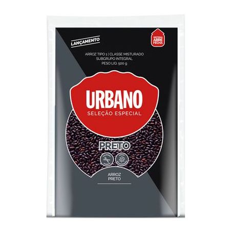 Arroz Especial Urbano 500g Preto Integral