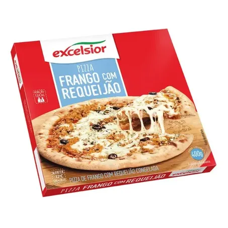 Pizza excelsior frango/requeijao 400g