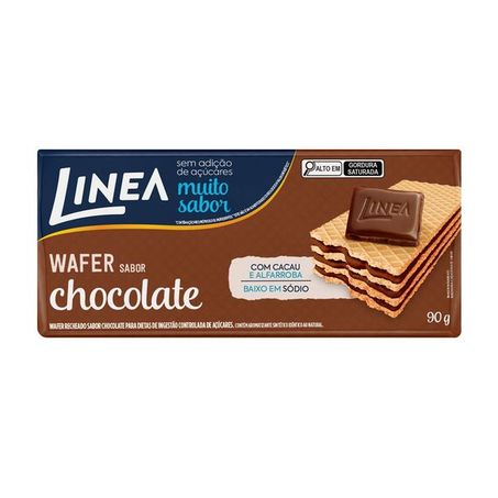 Biscoito Wafer Linea Chocolate 90g