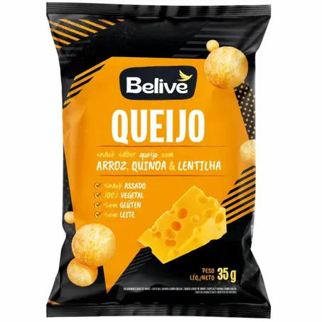 SNACK SABOR QUEIJO 35G - BELIVE