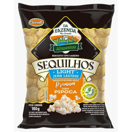 SEQUILHO LIGHT PIPOCA 150G - BIOSOFT