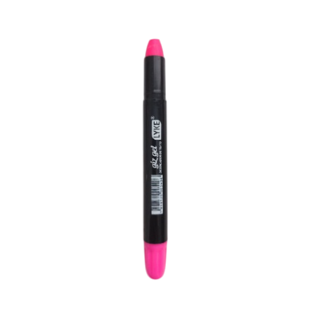 CANETA MARCA TEXTO GIZ GEL ROSA LYKE