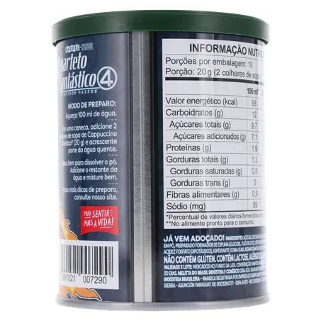 MISTURA CAPPUCCINO MELITTA CHOCOLATE 200G 360-16