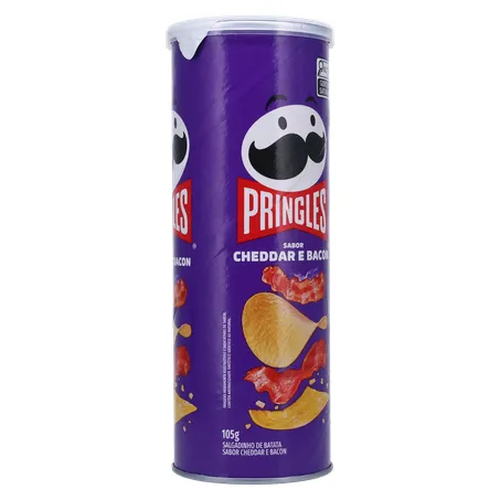 SALGADINHO PRINGLES CHEDAR BACON 105G 360-33