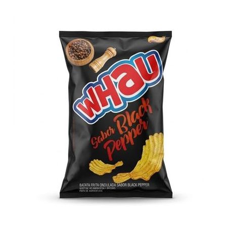 Salgadinho Whau Black Pepper 100g
