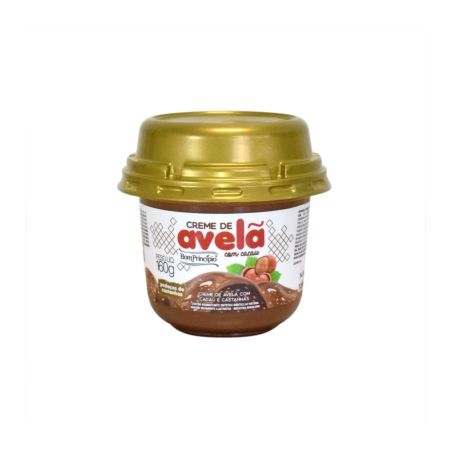 Creme De Avelã Bom Princípio Com Cacau E Pedaços De Castanha 160G