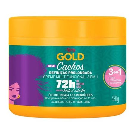 CREME TRATAMENTO NIELY GOLD 430G CACHOS DEFINICAO PROLONGADA