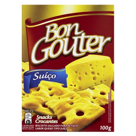 BISCOITO QUEIJO SUÍÇO BON GOUTER