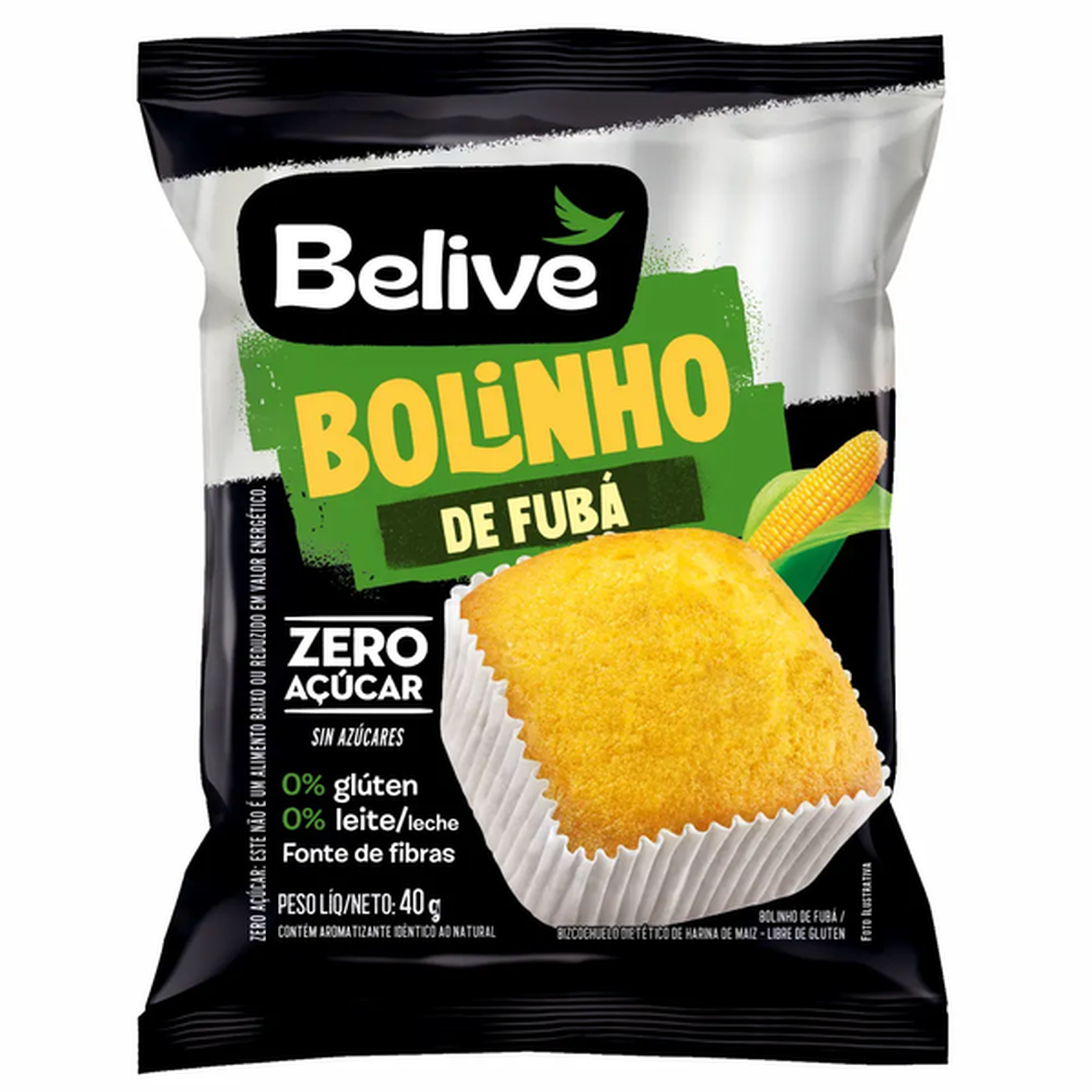 Bolinho Belive Fubá 40g