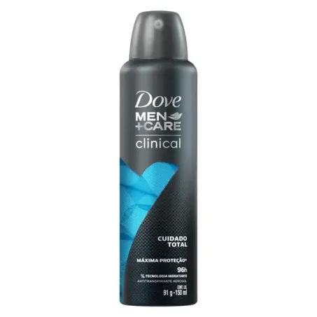 Antitranspirante Aerosol Dove Men + Care Clinical Caixa 150ml
