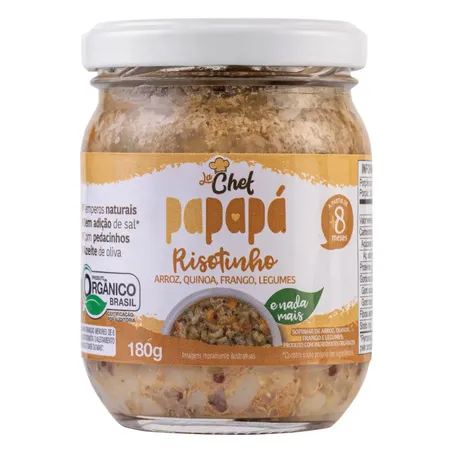 ALIMENTO INFANTIL PAPAPA RISOTINHO 180G