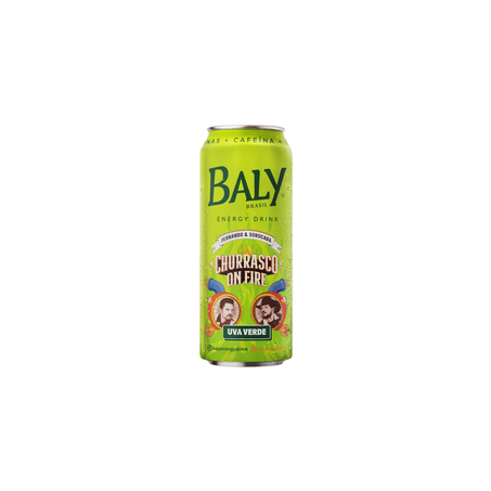 Energético Baly Uva Verde Churrasco On Fire Lata 473ml