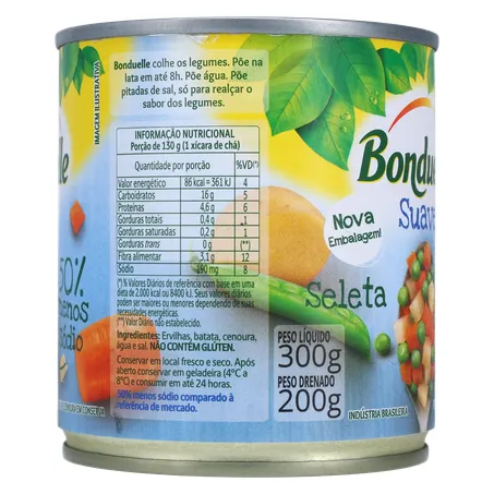 Seleta bonduelle suave lt 200g 360-10