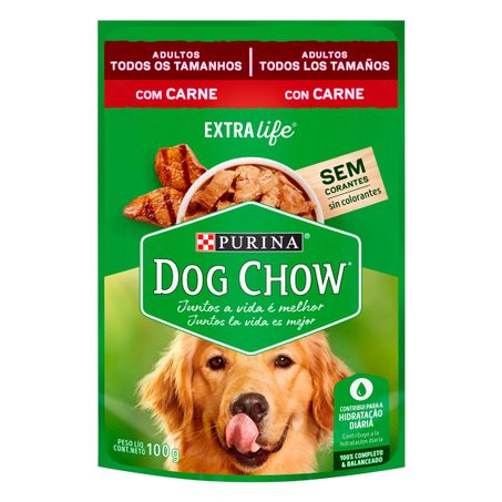 ALIMENTO PARA CÃES ADULTOS CARNE AO MOLHO PURINA DOG CHOW