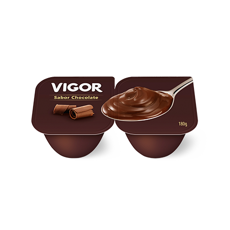 Sobremesa láctea vigor chocolate ao leite 180g