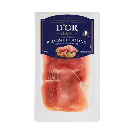 PRESUNTO CRU D´OR ITALIANO FATIADO 80G