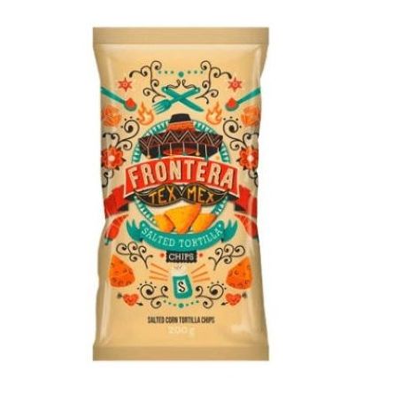 TORTILLA CHIPS FRONTERA 200G SAL