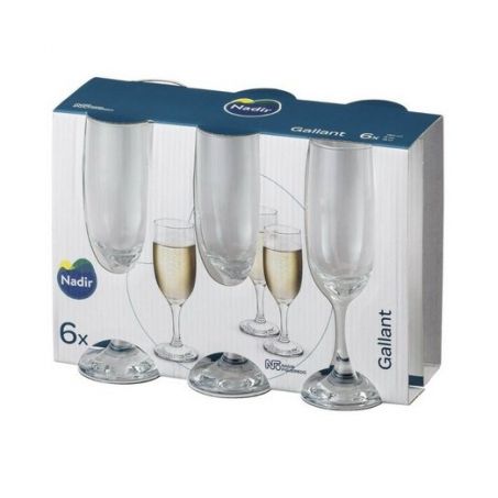JG TACA NADIR 180ML CHAMPAGNE 6PC