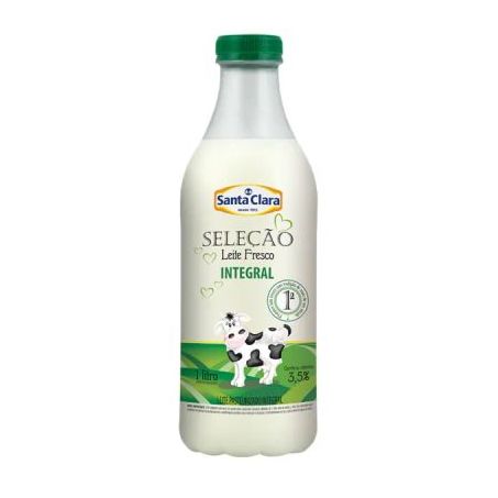 Leite Santa Clara Selecao Integral 3,5% GF 1L