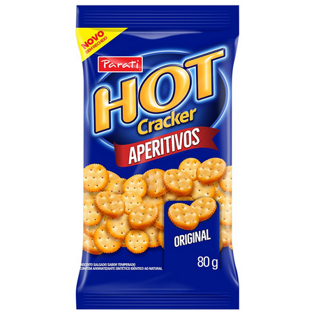 BISCOITO PARATI 80G HOT CRACKER ORIGINAL