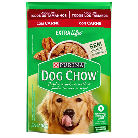 DOG CHOW AD CARNE 100G+