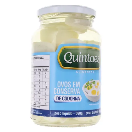 Ovos de codorna quintaes 300g 360-33