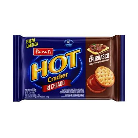 BISCOITO HOT CRACKER 150G CHURRASCO