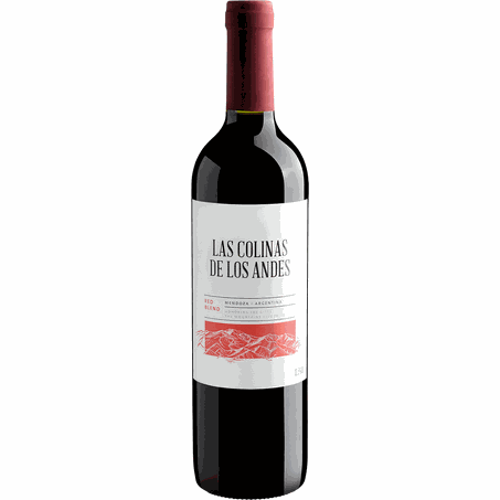 Vinho tinto argentino las colinas de los andes red blend 750ml