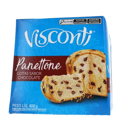 Panettone Visconti Chocolate Caixa 400gr 360-19
