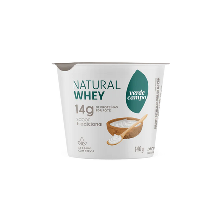 Iogurte 14 whey tradicional verde campo 140g