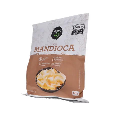 Salg chips livre d mandioca 40g 360-3