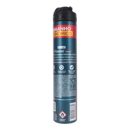 Antitranspirante Aerosol Rexona Antibacterial +Invisible Frasco Spray 200ml 360-19