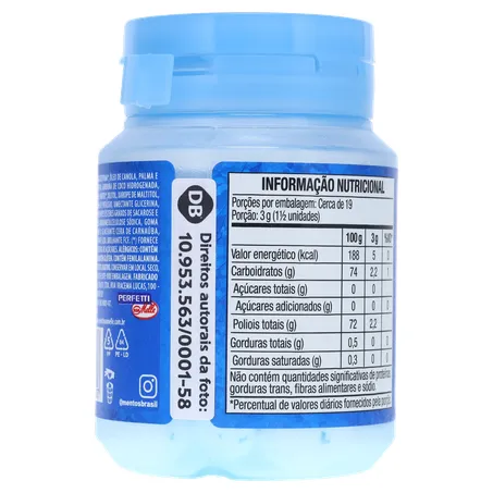 Goma de Mascar Mentos Pure Fresh Fresh Mint Sachê 6G 360-20