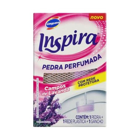 Pedra Sanitária Inspira Campos de Lavanda com Suporte Embalagem 1UN