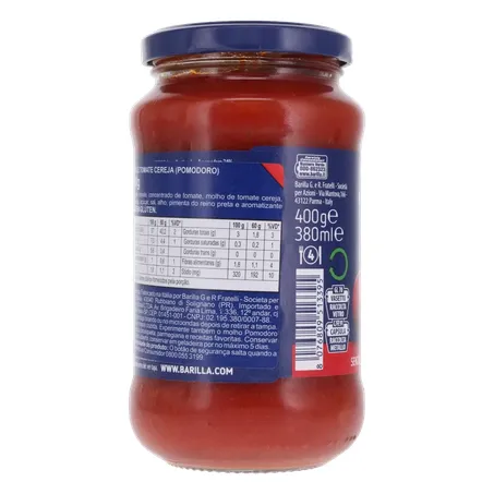 MOLHO TOMATE BARILLA POMODORO E DATTERINI 400G 360-24
