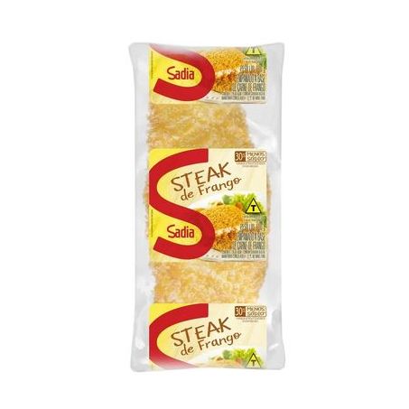 EMPANADO SADIA STEAK FRANGO 100G