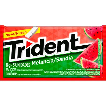 Goma De Mascar Trident Melancia 8g 
 