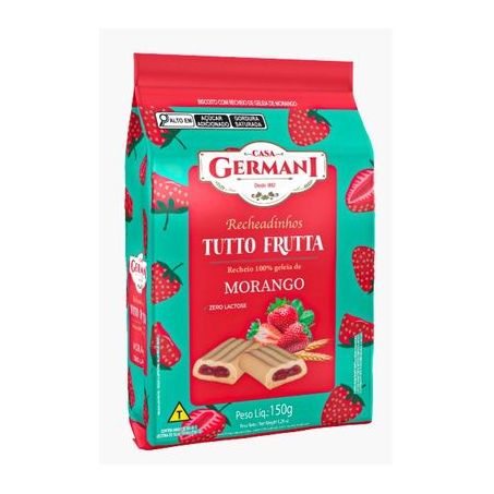 Biscoito morango tutto frutta germani 150g