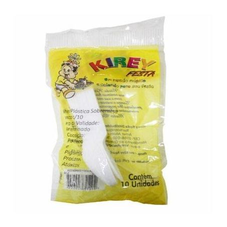 Colher Kirey Refeição Branca c/10un