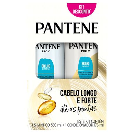 Kit pantene sh 400ml+cond 175ml brilho