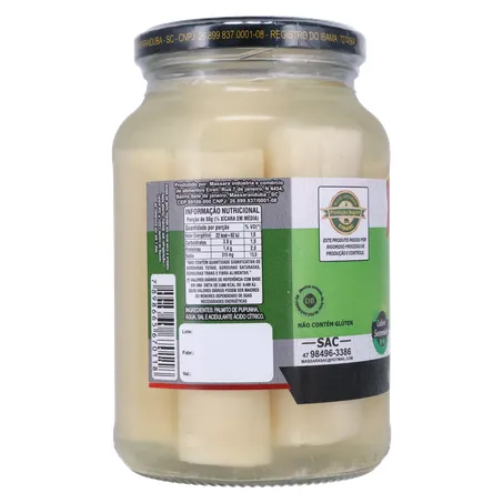 Palmito gdm pupunha tolete 300g 360-24